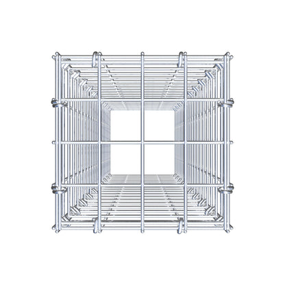 Extra gabion typ 3 100 cm x 20 cm x 20 cm (L x H x D), maskstorlek 5 cm x 5 cm, C-ring