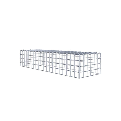 Mounted gabion type 3 100 cm x 20 cm x 30 cm (L x H x D), mesh size 5 cm x 5 cm, C-ring