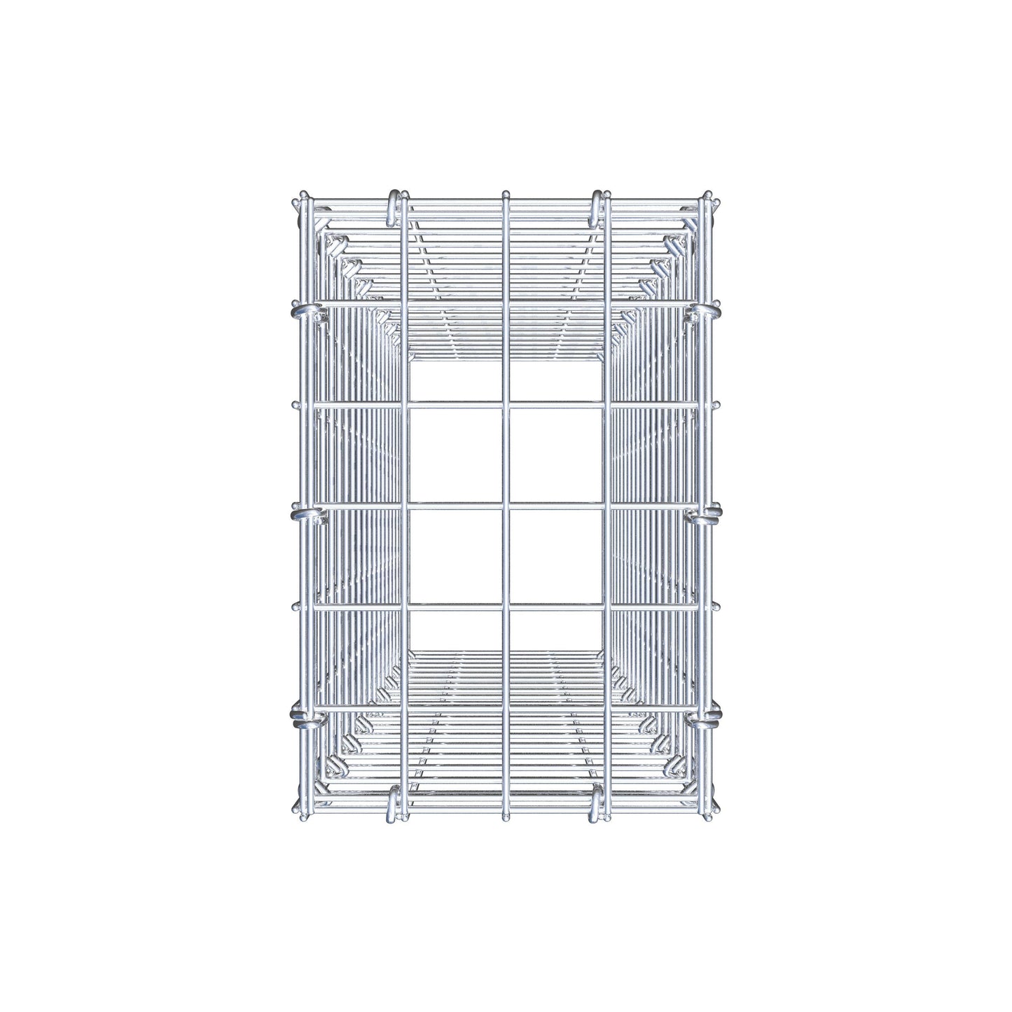 Mounted gabion type 3 100 cm x 20 cm x 30 cm (L x H x D), mesh size 5 cm x 5 cm, C-ring