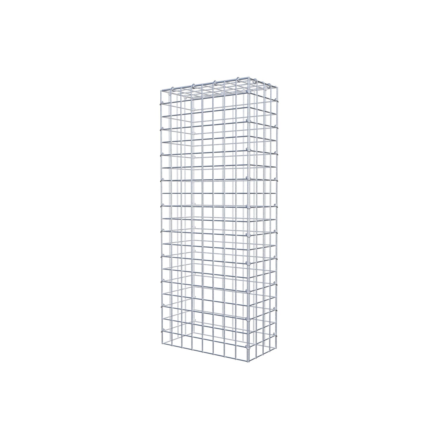 Mounted gabion type 3 100 cm x 20 cm x 40 cm (L x H x D), mesh size 5 cm x 5 cm, C-ring