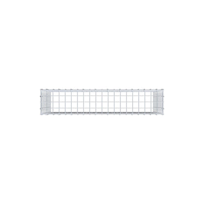 Monteret gabion type 3 100 cm x 60 cm x 20 cm (L x H x D), maskestørrelse 5 cm x 5 cm, C-ring