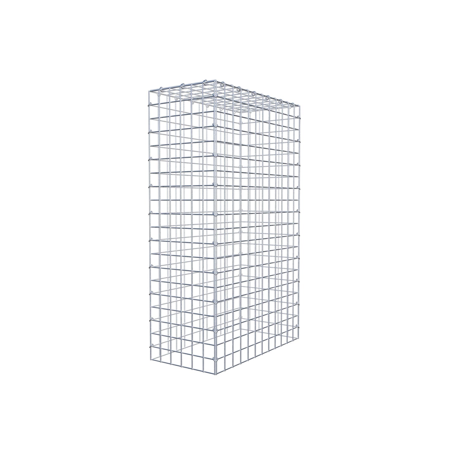 Mounted gabion type 3 100 cm x 60 cm x 30 cm (L x H x D), mesh size 5 cm x 5 cm, C-ring