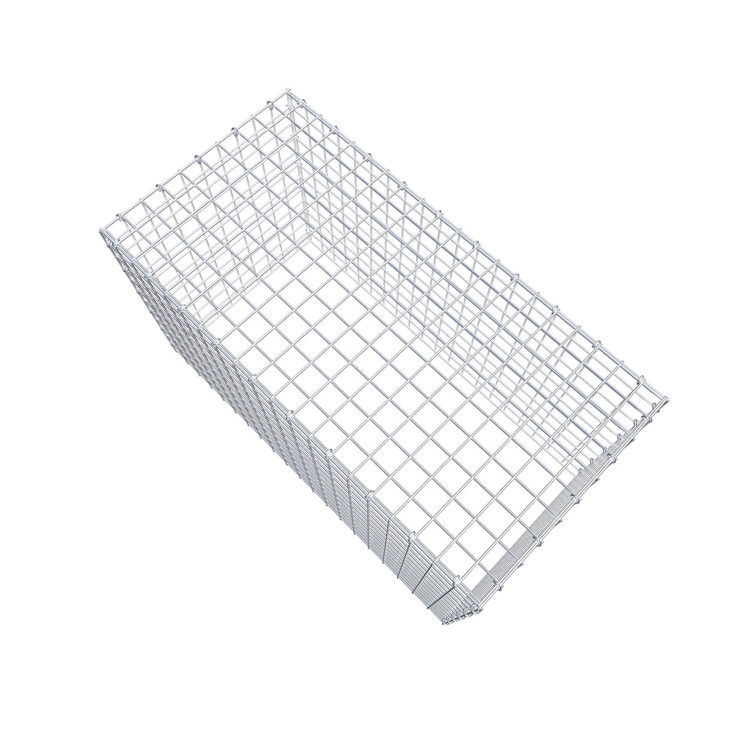 Mounted gabion type 3 100 cm x 60 cm x 50 cm (L x H x D), mesh size 5 cm x 5 cm, C-ring