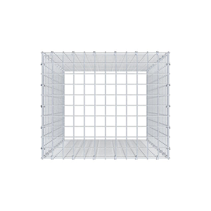 Mounted gabion type 3 100 cm x 60 cm x 50 cm (L x H x D), mesh size 5 cm x 5 cm, C-ring
