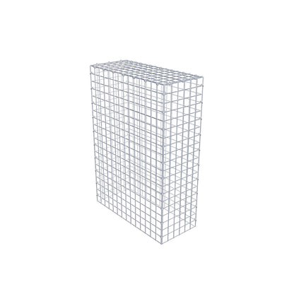 Typ 3 påbyggnadsgabion 100 cm x 70 cm x 30 cm (L x H x D), maskstorlek 5 cm x 5 cm, C-ring