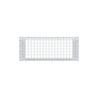 Gavión complementario de tipo 3 100 cm x 70 cm x 40 cm (L x A x P), malla 5 cm x 5 cm, anillo en C
