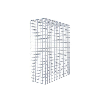 Mounted gabion type 3 100 cm x 80 cm x 30 cm (L x H x D), mesh size 5 cm x 5 cm, C-ring