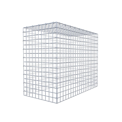 Mounted gabion type 3 100 cm x 80 cm x 50 cm (L x H x D), mesh size 5 cm x 5 cm, C-ring