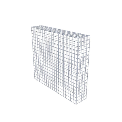Monteret gabion type 3 100 cm x 90 cm x 20 cm (L x H x D), maskestørrelse 5 cm x 5 cm, C-ring