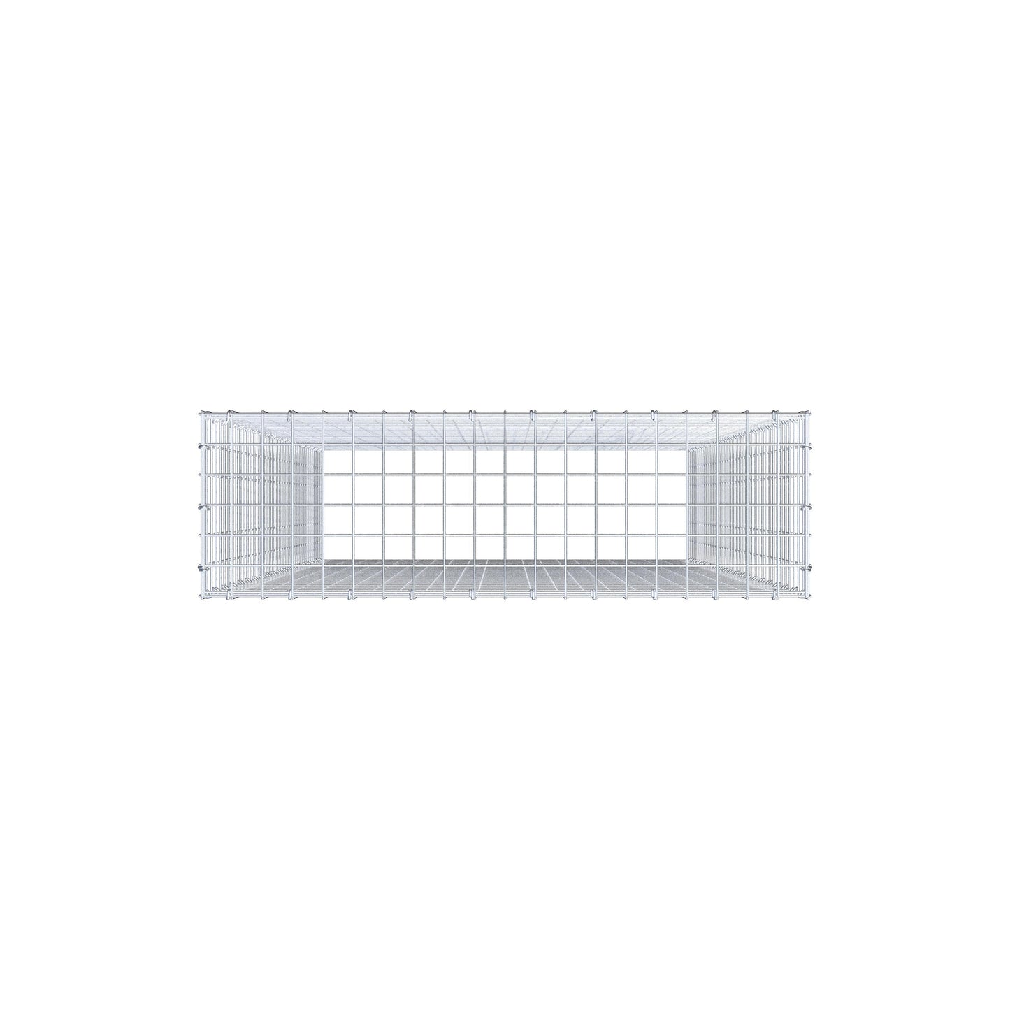 Mounted gabion type 3 200 cm x 100 cm x 30 cm (L x H x D), mesh size 5 cm x 5 cm, C-ring