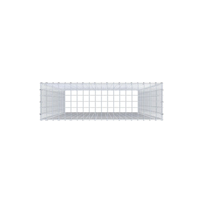 Mounted gabion type 3 200 cm x 100 cm x 30 cm (L x H x D), mesh size 5 cm x 5 cm, C-ring