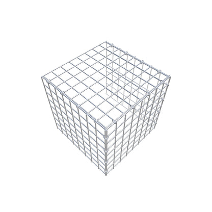 Anbaugabione Typ 4 40 cm x 40 cm x 40 cm (L x H x T), Maschenweite 5 cm x 5 cm, C-Ring