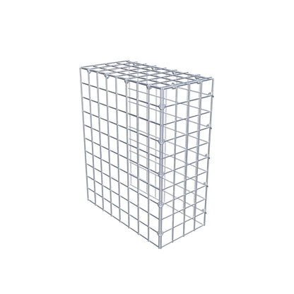 Gabião Tipo 4 50 cm x 40 cm x 20 cm (C x A x P), malhagem 5 cm x 5 cm, anel C