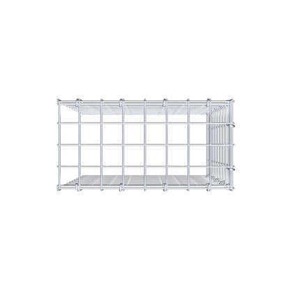 Gabião Tipo 4 50 cm x 40 cm x 20 cm (C x A x P), malhagem 5 cm x 5 cm, anel C