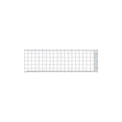 Monteret gabion type 4 100 cm x 30 cm x 30 cm (L x H x D), maskestørrelse 5 cm x 5 cm, C-ring