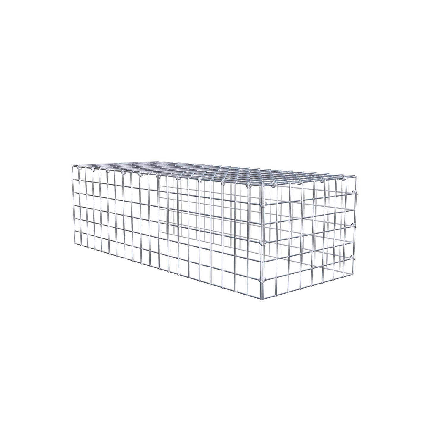 Anbaugabione Typ 4 100 cm x 30 cm x 40 cm (L x H x T), Maschenweite 5 cm x 5 cm, C-Ring