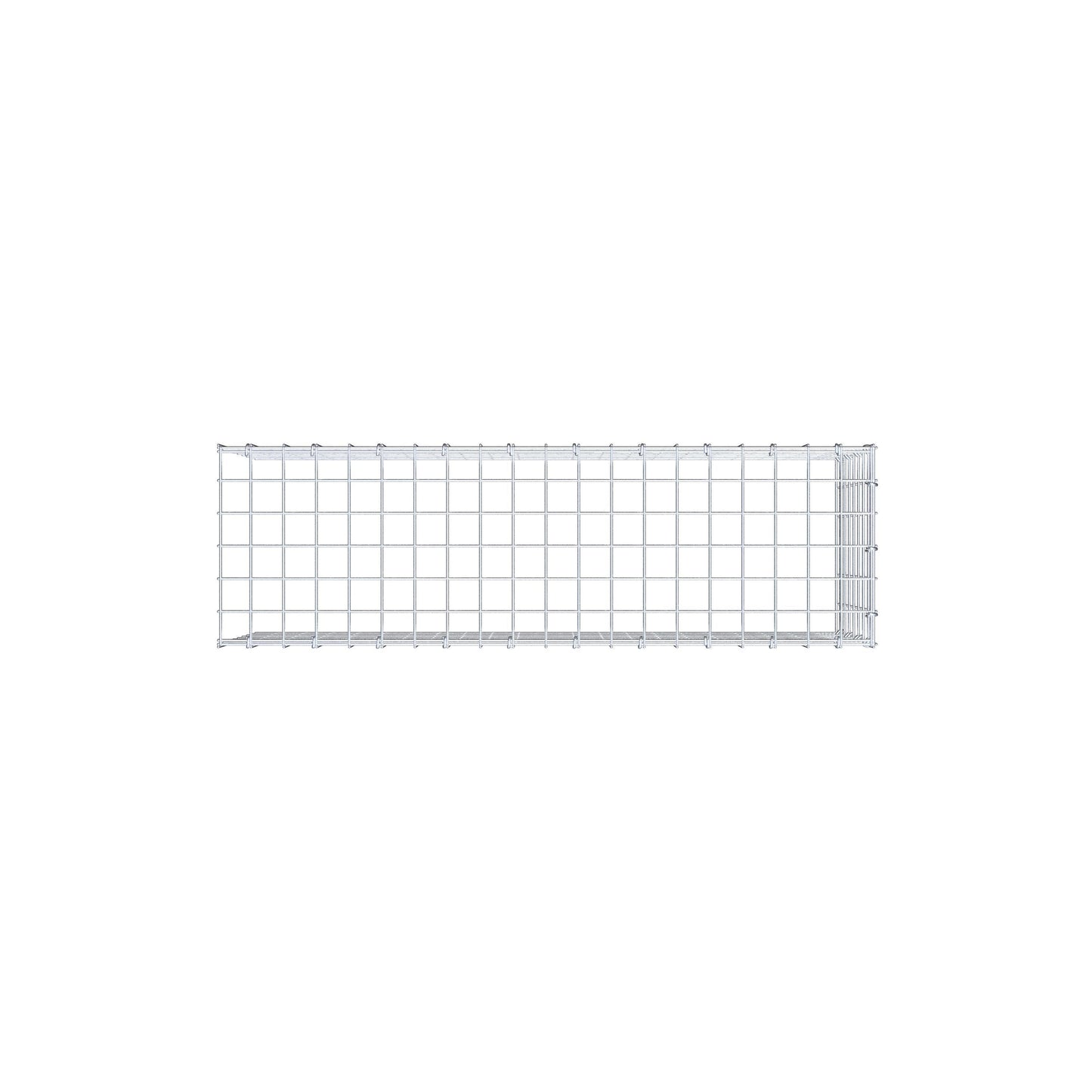 Anbaugabione Typ 4 100 cm x 40 cm x 30 cm (L x H x T), Maschenweite 5 cm x 5 cm, C-Ring