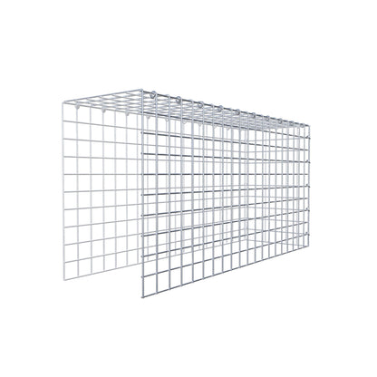 Anbaugabione Typ 4 100 cm x 50 cm x 30 cm (L x H x T), Maschenweite 5 cm x 5 cm, C-Ring