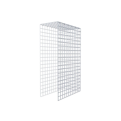 Mounted gabion type 4 100 cm x 60 cm x 30 cm (L x H x D), mesh size 5 cm x 5 cm, C-ring