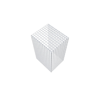 Pile aggiuntivo tipo 4 100 cm x 60 cm x 50 cm (L x H x P), maglia 5 cm x 5 cm, anello a C