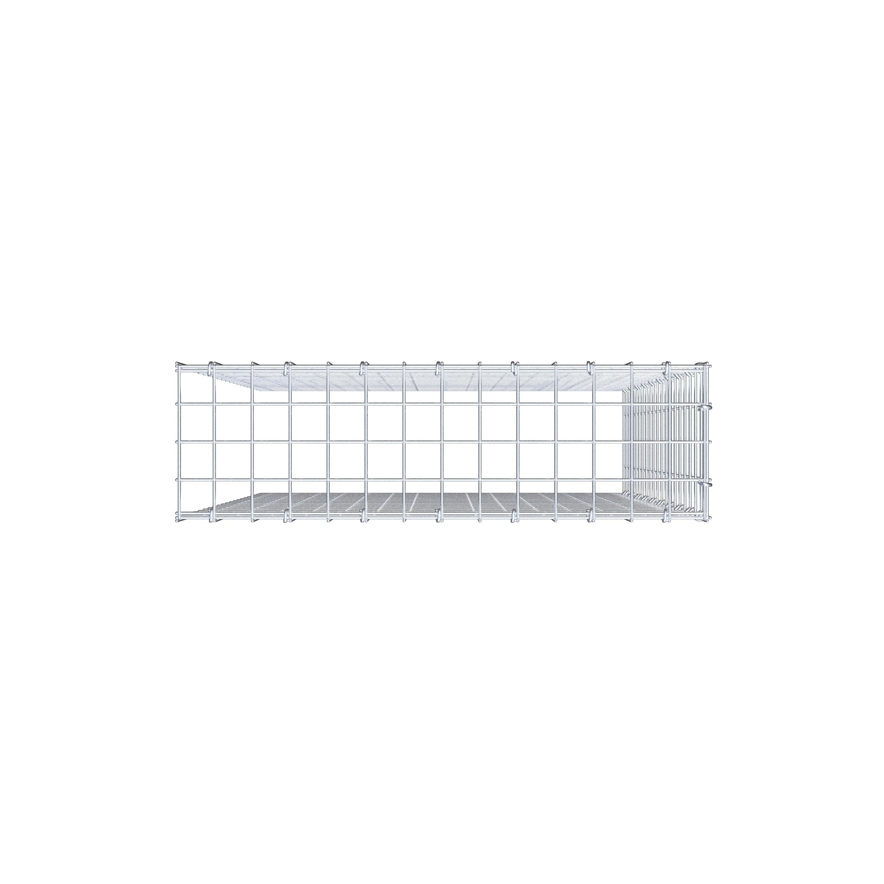 Pile aggiuntivo tipo 4 100 cm x 70 cm x 20 cm (L x H x P), maglia 5 cm x 5 cm, anello a C