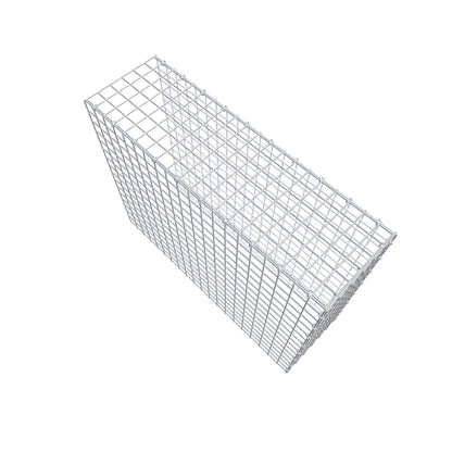 Mounted gabion type 4 100 cm x 80 cm x 30 cm (L x H x D), mesh size 5 cm x 5 cm, C-ring