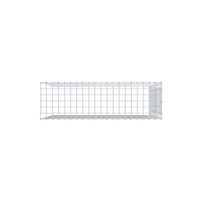 Mounted gabion type 4 100 cm x 80 cm x 30 cm (L x H x D), mesh size 5 cm x 5 cm, C-ring