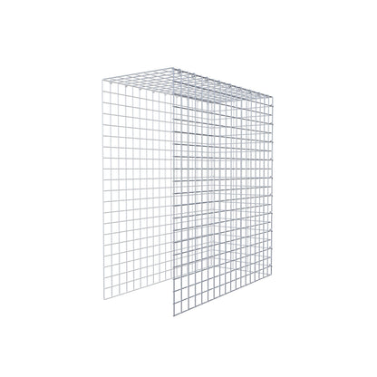 Gavión adicional tipo 4 100 cm x 90 cm x 40 cm (L x A x P), malla 5 cm x 5 cm, anillo en C