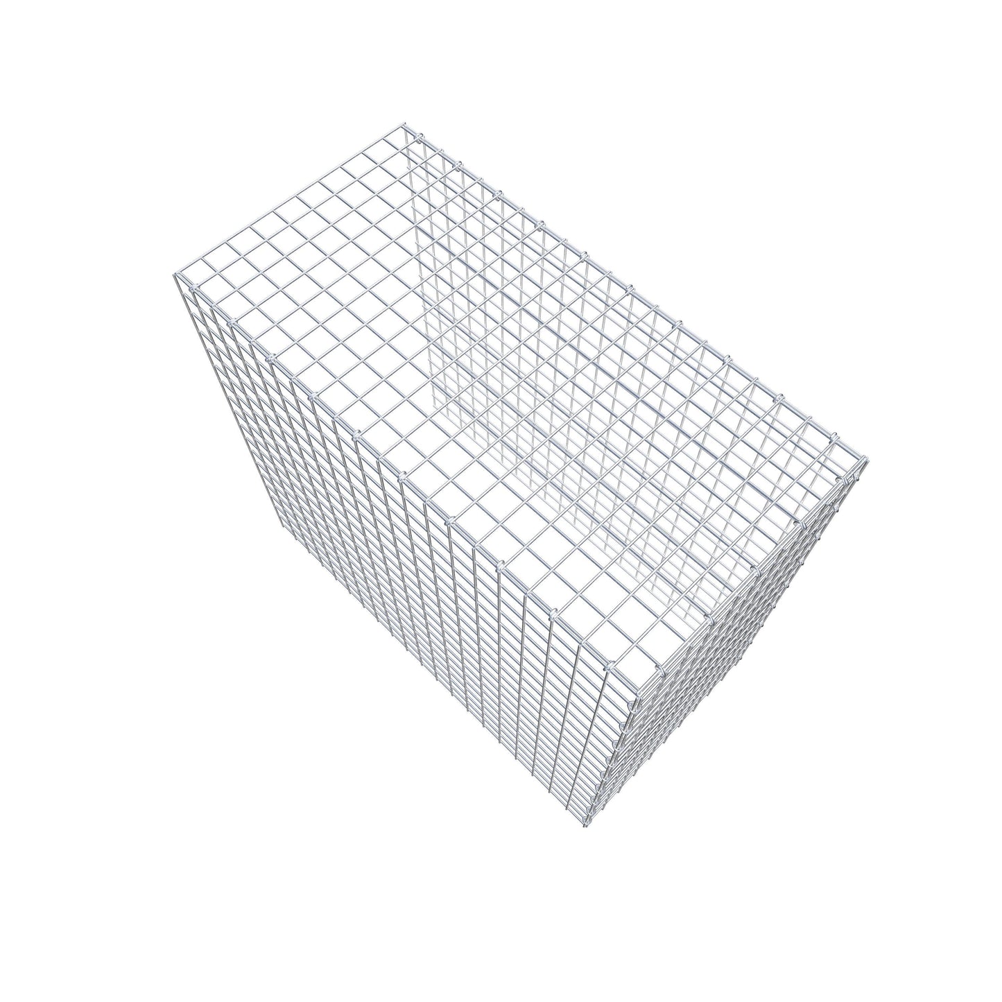 Monteret gabion type 4 100 cm x 90 cm x 50 cm (L x H x D), maskestørrelse 5 cm x 5 cm, C-ring
