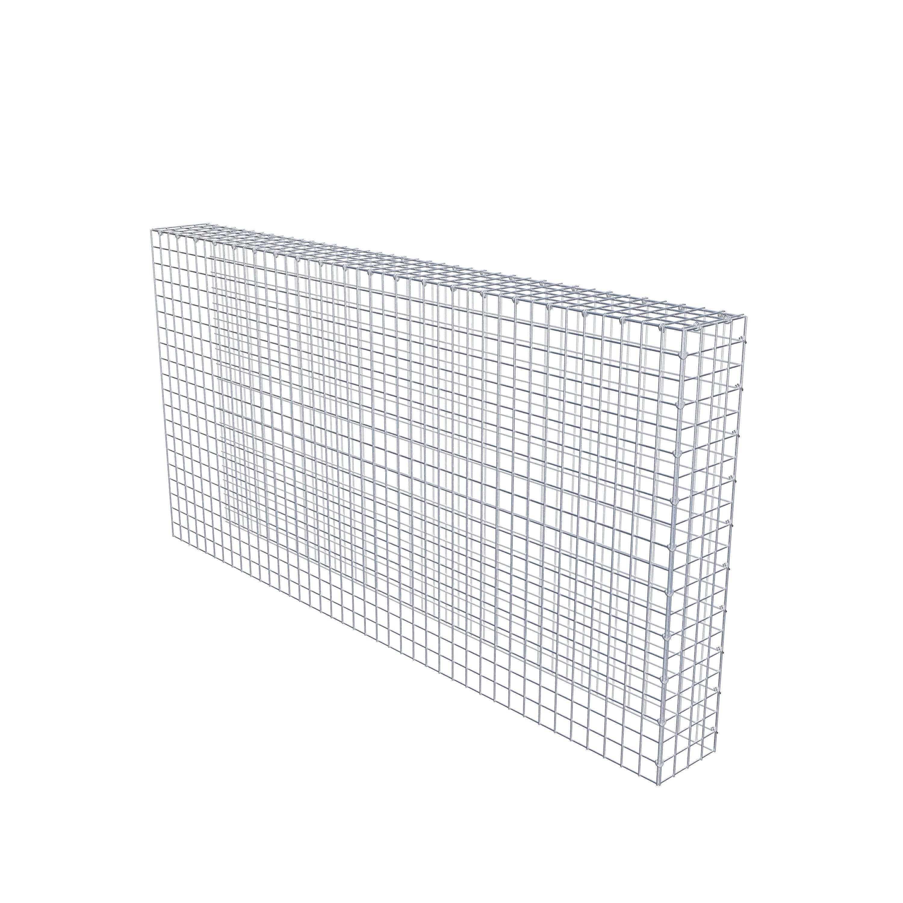 Mounted gabion type 4 200 cm x 100 cm x 20 cm (L x H x D), mesh size 5 cm x 5 cm, C-ring