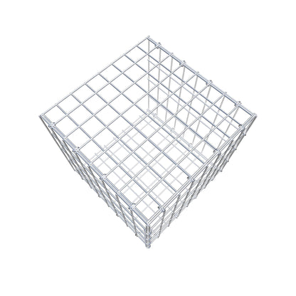 Monteret gabion type 2 40 cm x 40 cm x 40 cm, maskestørrelse 5 cm x 10 cm, C-ring