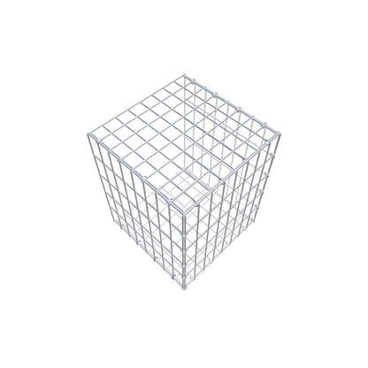 Anbaugabione Typ 2 50 cm x 40 cm x 40 cm, Maschenweite 5 cm x 10 cm, C-Ring