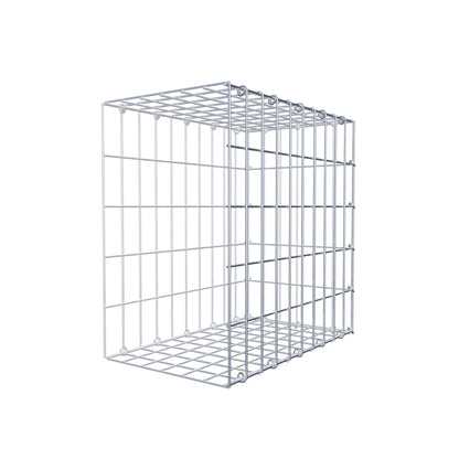 Mounted gabion type 2 50 cm x 50 cm x 30 cm, mesh size 5 cm x 10 cm, C-ring