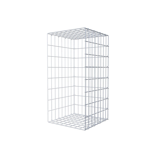 Pila adicional tipo 2 80 cm x 40 cm x 40 cm, malla 5 cm x 10 cm, anillo en C