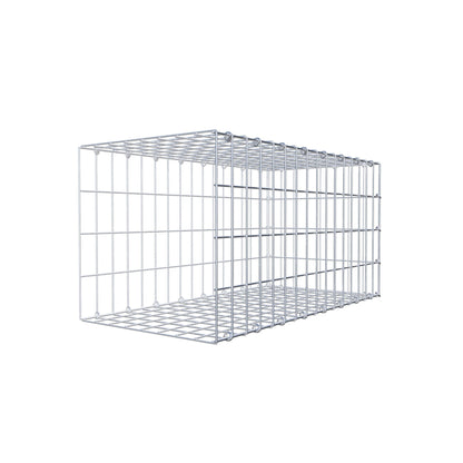 Monteret gabion type 2 80 cm x 40 cm x 40 cm, maskestørrelse 5 cm x 10 cm, C-ring
