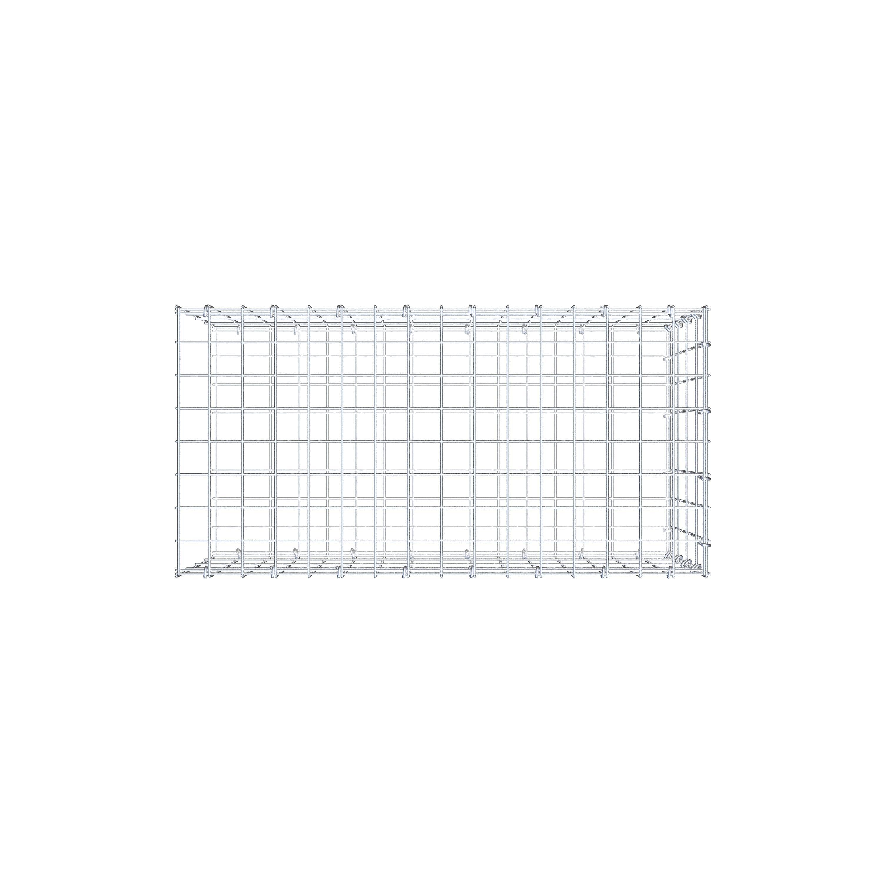 Pila adicional tipo 2 80 cm x 40 cm x 40 cm, malla 5 cm x 10 cm, anillo en C