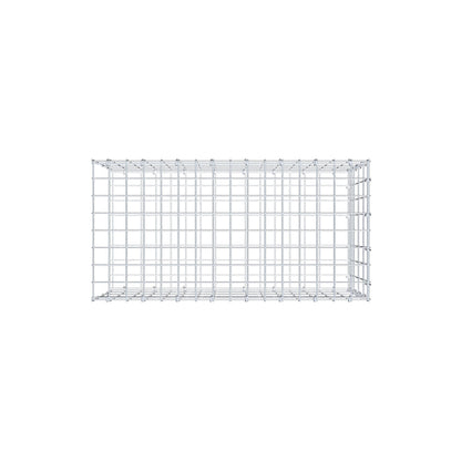 Monteret gabion type 2 80 cm x 40 cm x 40 cm, maskestørrelse 5 cm x 10 cm, C-ring