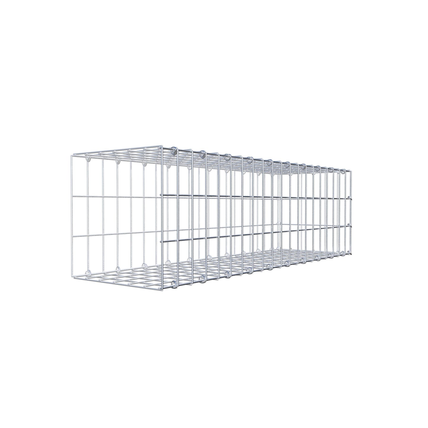 Tilläggsgabion typ 2 100 cm x 30 cm x 30 cm, maskstorlek 5 cm x 10 cm, C-ring