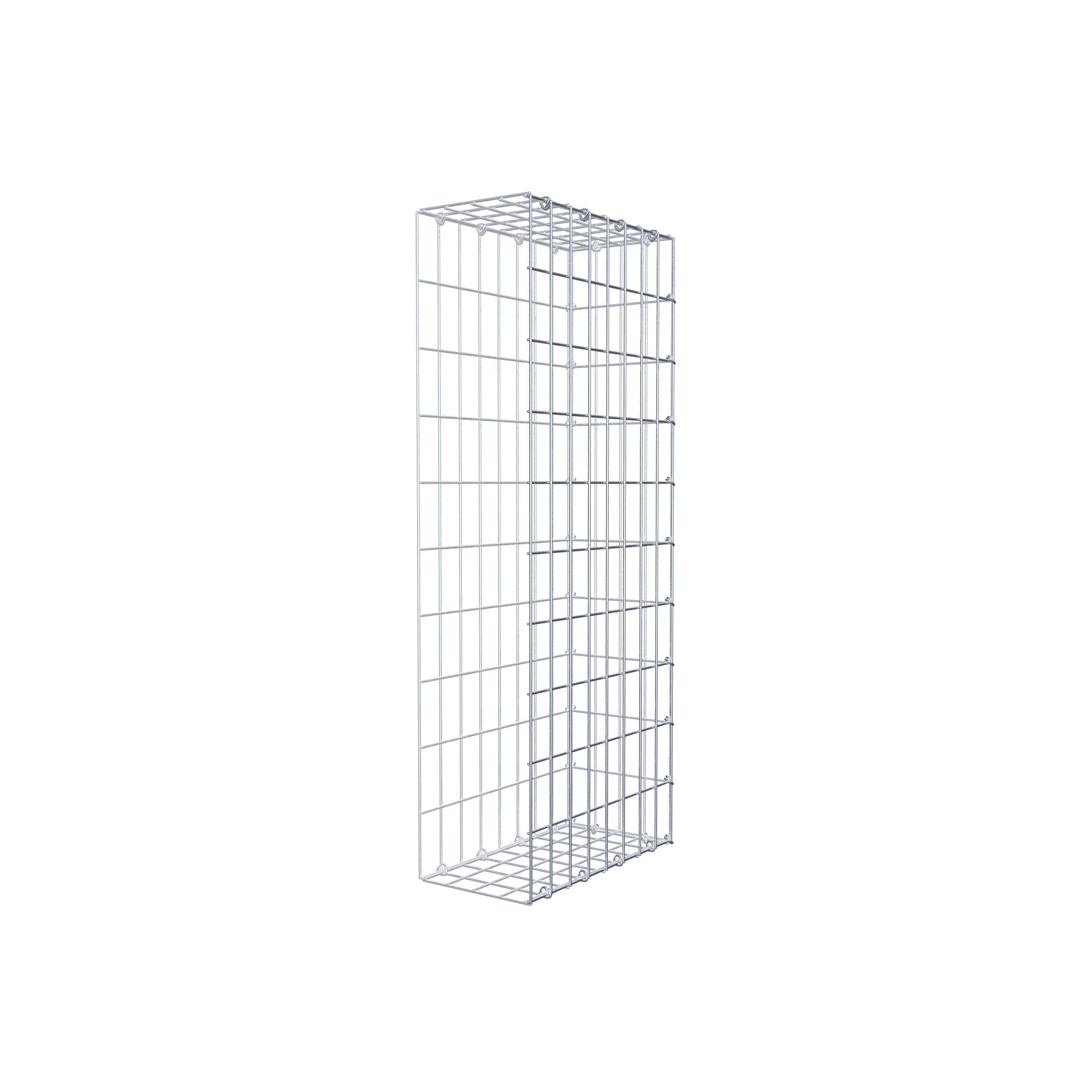 Pila adicional tipo 2 100 cm x 40 cm x 20 cm, malla 5 cm x 10 cm, anillo en C