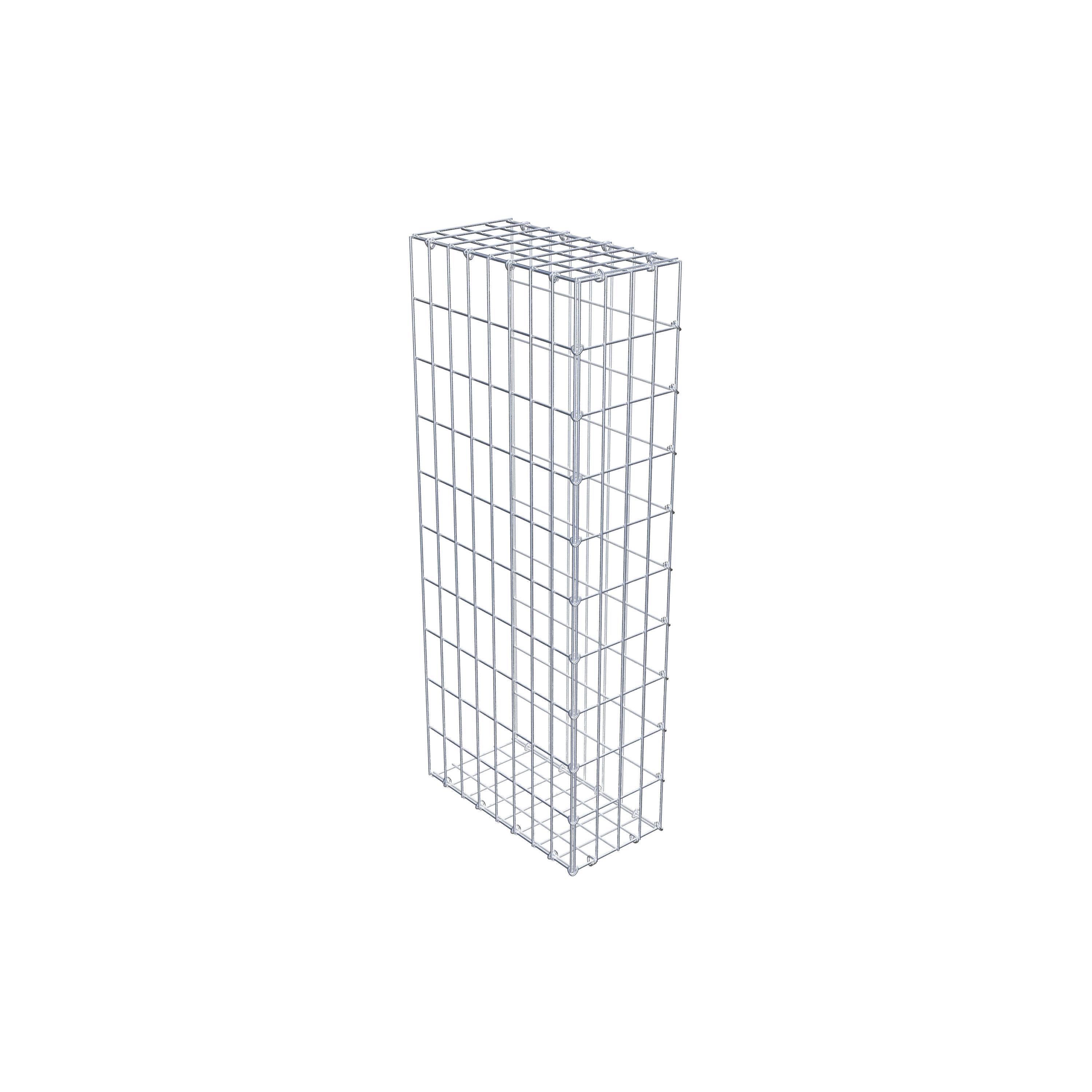 Pila adicional tipo 2 100 cm x 40 cm x 20 cm, malla 5 cm x 10 cm, anillo en C