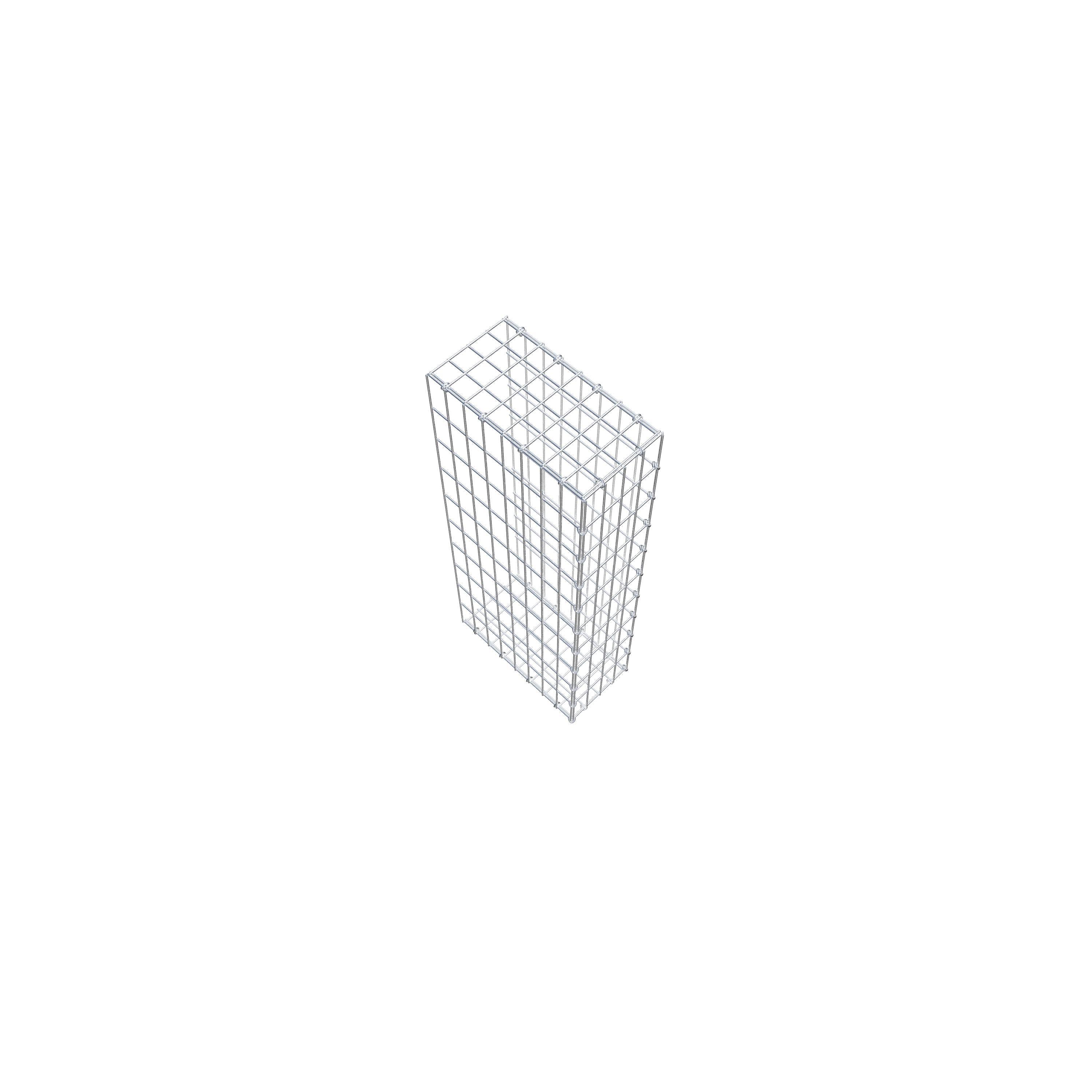 Pila adicional tipo 2 100 cm x 40 cm x 20 cm, malla 5 cm x 10 cm, anillo en C