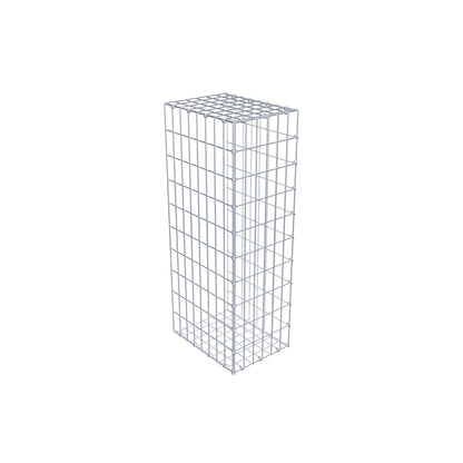 Mounted gabion type 2 100 cm x 40 cm x 30 cm, mesh size 5 cm x 10 cm, C-ring