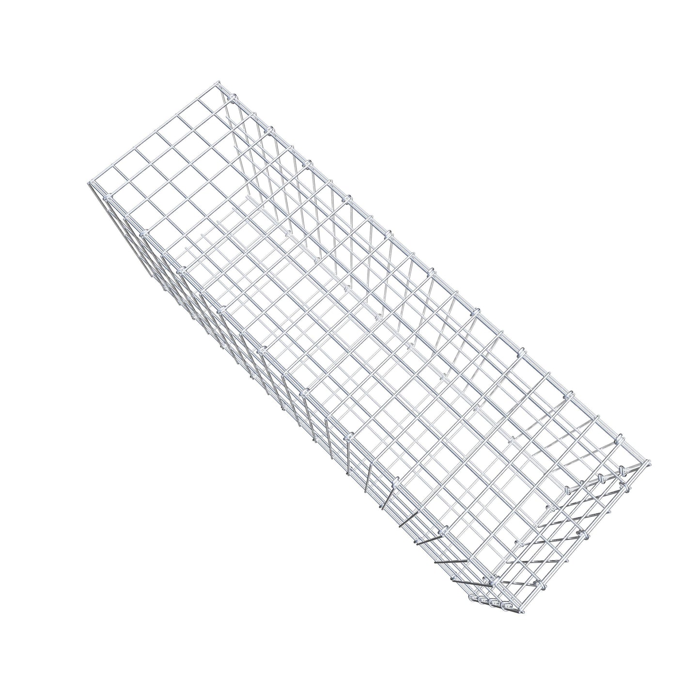 Mounted gabion type 2 100 cm x 40 cm x 30 cm, mesh size 5 cm x 10 cm, C-ring