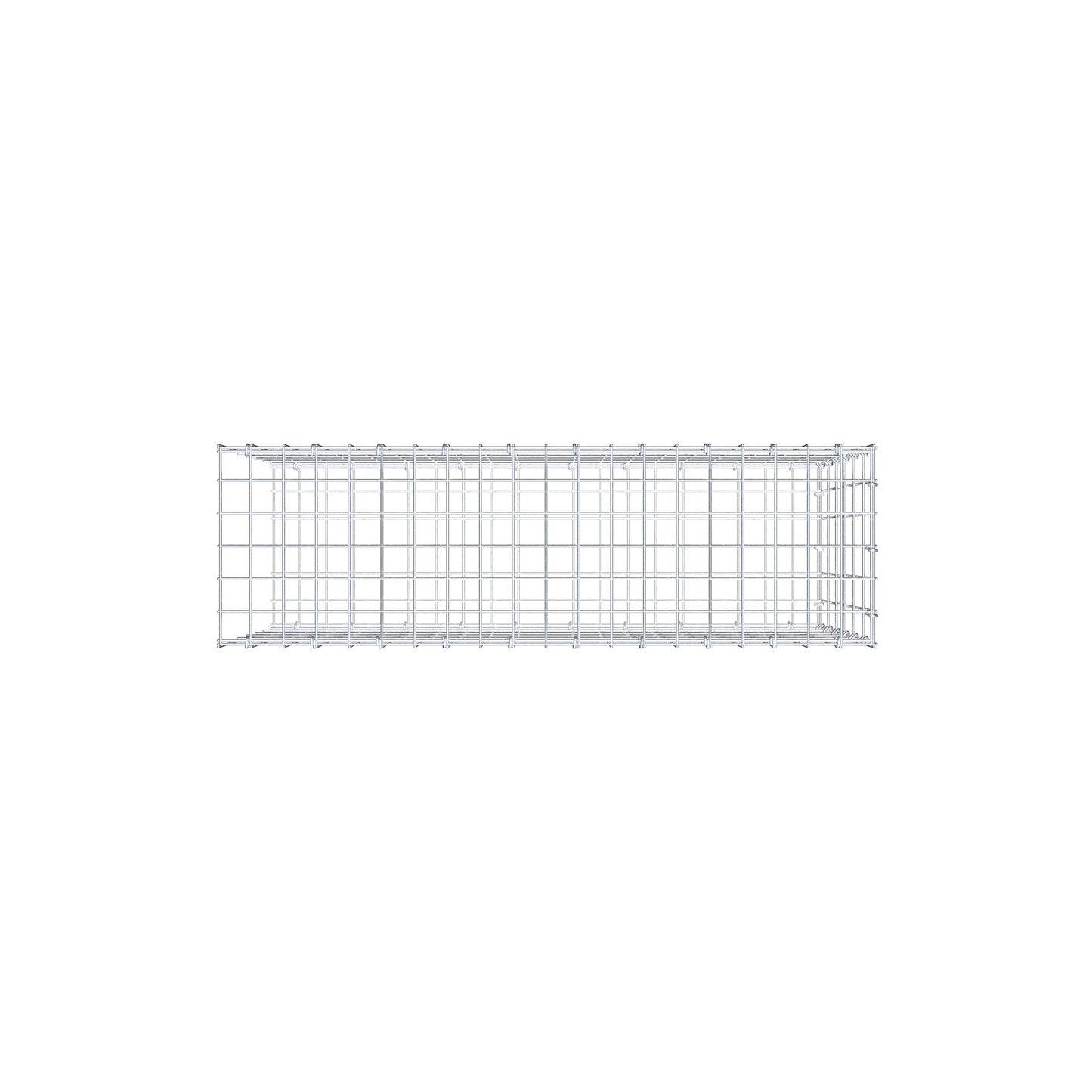 Anbaugabione Typ 2 100 cm x 60 cm x 30 cm, Maschenweite 5 cm x 10 cm, C-Ring