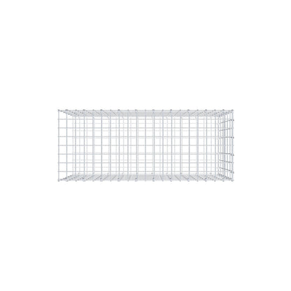 Monteret gabion type 2 100 cm x 60 cm x 40 cm, maskestørrelse 5 cm x 10 cm, C-ring
