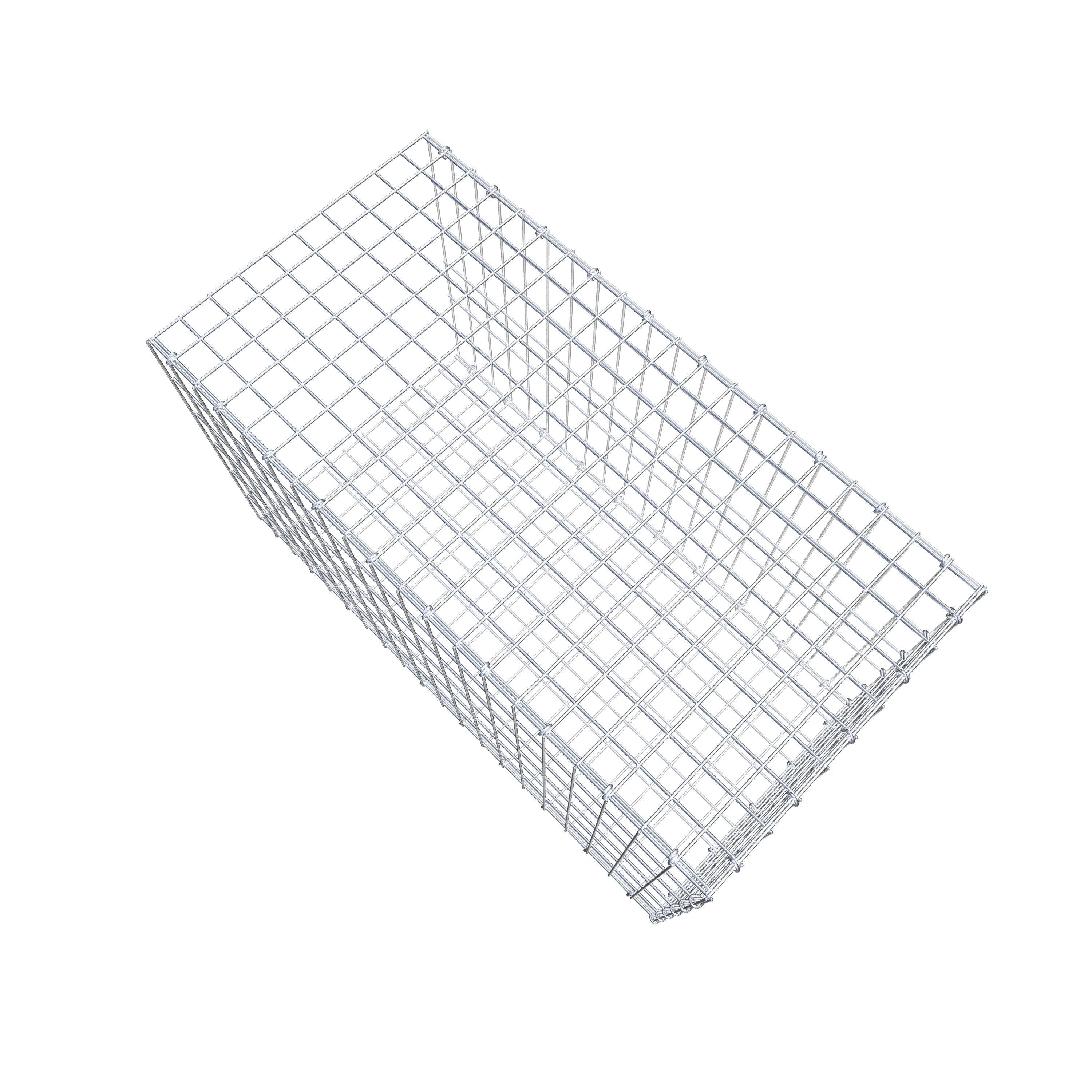Pila adicional tipo 2 100 cm x 60 cm x 50 cm, malla 5 cm x 10 cm, anillo en C