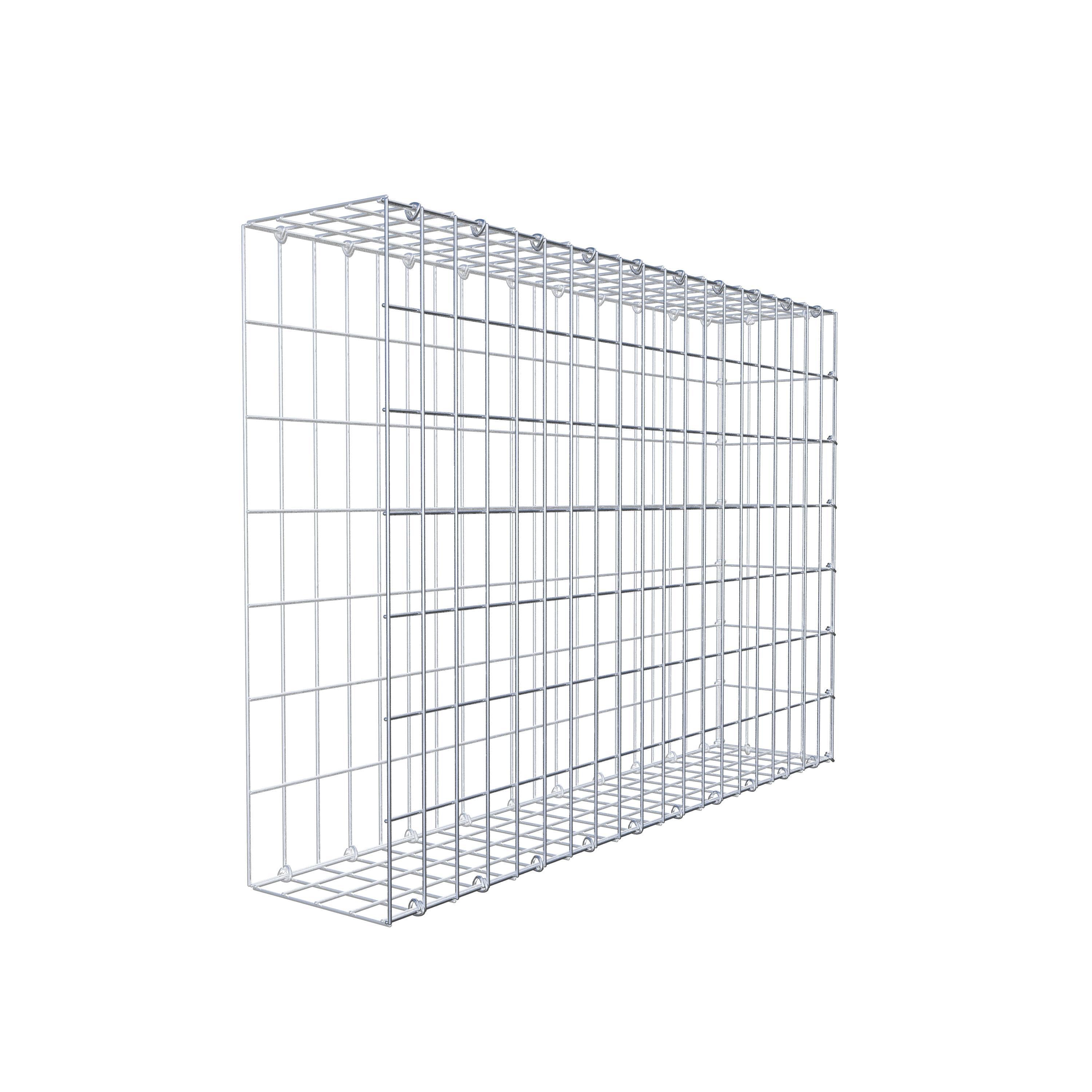 Pila adicional tipo 2 100 cm x 70 cm x 20 cm, malla 5 cm x 10 cm, anillo en C