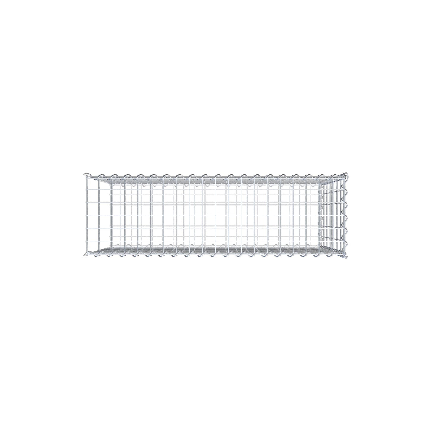 Aangegroeide schanskorf type 2 100 cm x 70 cm x 30 cm (L x H x D), maaswijdte 5 cm x 10 cm, spiraal