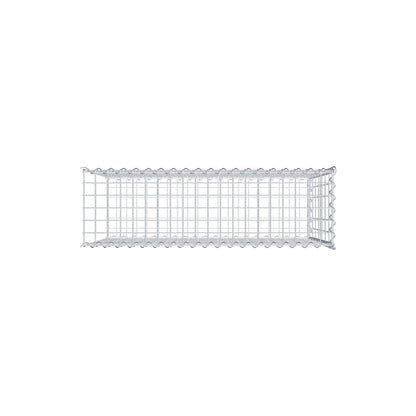 Aangegroeide schanskorf type 2 100 cm x 70 cm x 30 cm (L x H x D), maaswijdte 5 cm x 10 cm, spiraal