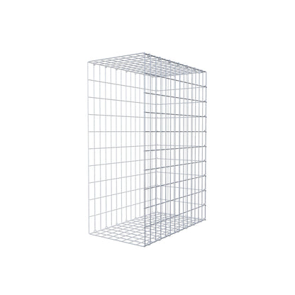 Monteret gabion type 2 100 cm x 70 cm x 40 cm, maskestørrelse 5 cm x 10 cm, C-ring
